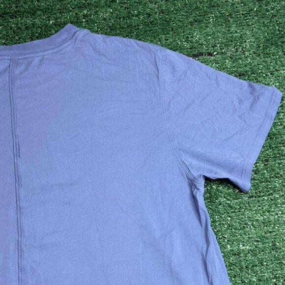 Lululemon All Yours Cotton Oversized Water Drop Blue Training T-Shirt Size 12 - Picture 8 of 11